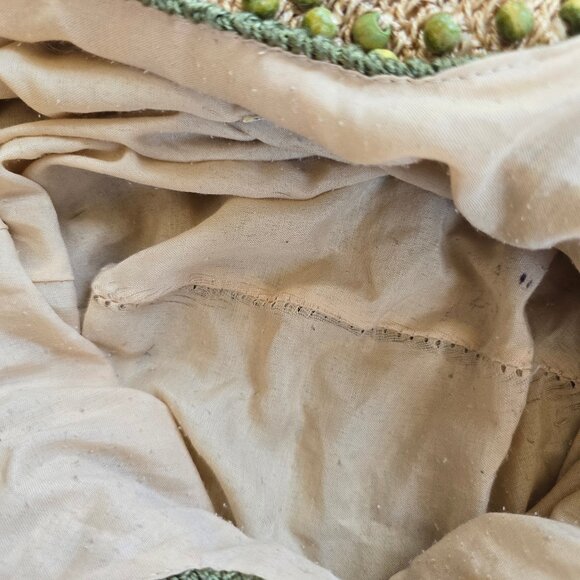 American Eagle Green Beaded Handbag - Picture 7 of 9